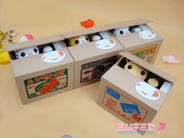 Itazura Kitty Coin Bank